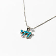 Load image into Gallery viewer, NECKLACE CHAI - SILVER OPAL