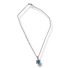 Load image into Gallery viewer, NECKLACE CHAI - SILVER OPAL MAGEN DAVID