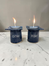 Load image into Gallery viewer, CERAMIC CANDLE HOLDER - SQUARE