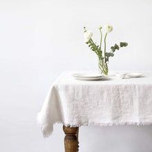 Load image into Gallery viewer, TABLECLOTH - WHITE LINEN