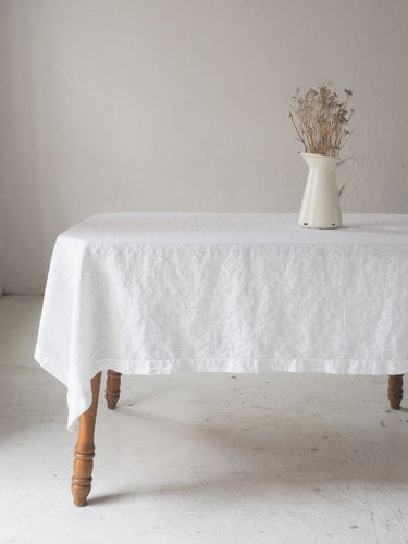 TABLECLOTH - WHITE LINEN