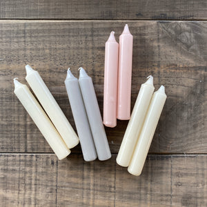 SHABBAT CANDLE SET - NATURAL HUES