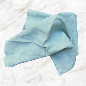 HAND TOWEL - LINEN PLAIN DUCK EGG