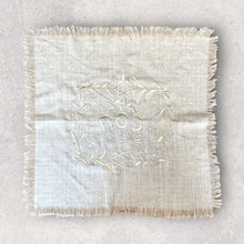 Load image into Gallery viewer, LINEN EMBROIDERY PESACH MATZAH COVER - SARAH NATURAL