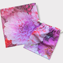 Load image into Gallery viewer, COTTON EMBROIDERY MATZAH COVER - DAHLIA