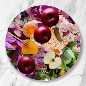 ROSH HASHANAH PLATE - ROUND NAOMI