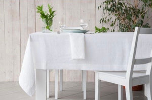 TABLECLOTH - WHITE COTTON