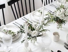 Load image into Gallery viewer, TABLECLOTH - WHITE COTTON