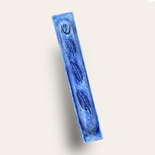 Load image into Gallery viewer, MEZUZAH - BLUE LEAF