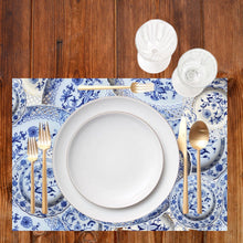 Load image into Gallery viewer, PAPER PLACEMAT BLUE PLATES