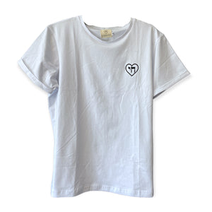 LOVE LIFE T-SHIRT WHITE CHAI